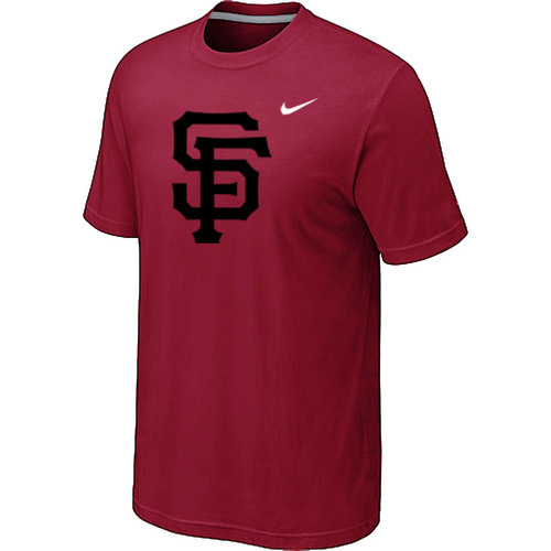 MLB San Francisco Giants Heathered Nike Blended T-Shirt Red