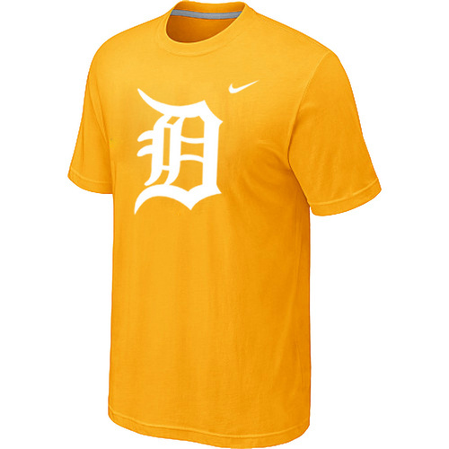 Detroit Tigers Nike Short Sleeve Practice T-Shirt Yellow