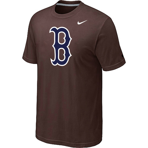 MLB Boston Red Sox Heathered Nike Blended T-Shirt Brown