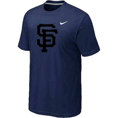 MLB San Francisco Giants Heathered Nike Blended T-Shirt D.Blue