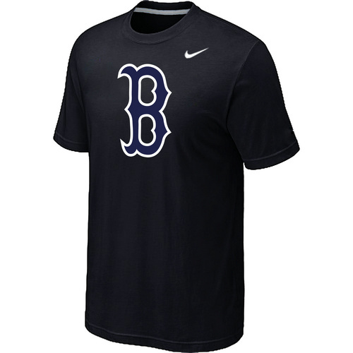 MLB Boston Red Sox Heathered Nike Blended T-Shirt Black