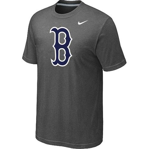 MLB Boston Red Sox Heathered Nike Blended T-Shirt D.Grey