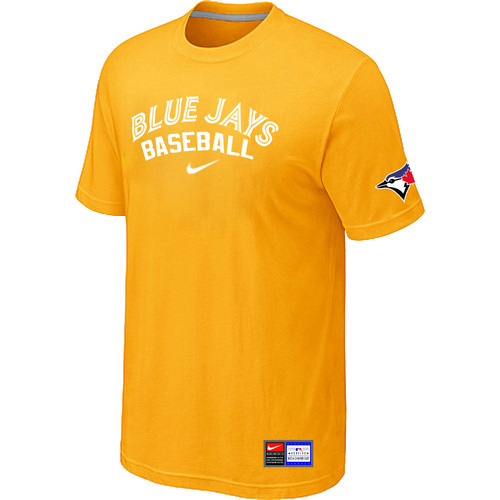 Toronto Blue Jays Nike Short Sleeve Practice T-Shirt Yellow