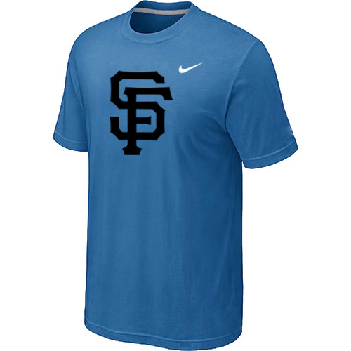 MLB San Francisco Giants Heathered Nike Blended T-Shirt L.Blue