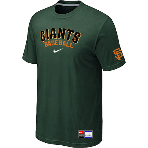 MLB San Francisco Giants Heathered Nike Blended T-Shirt D.Green