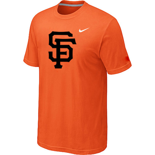 MLB San Francisco Giants Heathered Nike Blended T-Shirt Orange