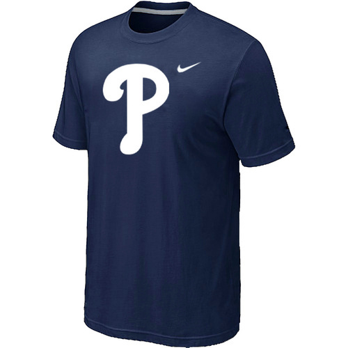 MLB Philadelphia Phillies Heathered Nike Blended T-Shirt D.Blue