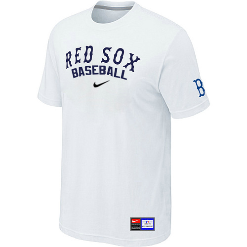 MLB Boston Red Sox Heathered Nike Blended T-Shirt White