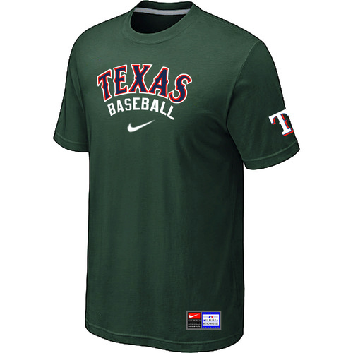 Texas Rangers Nike Short Sleeve Practice T-Shirt D.Green