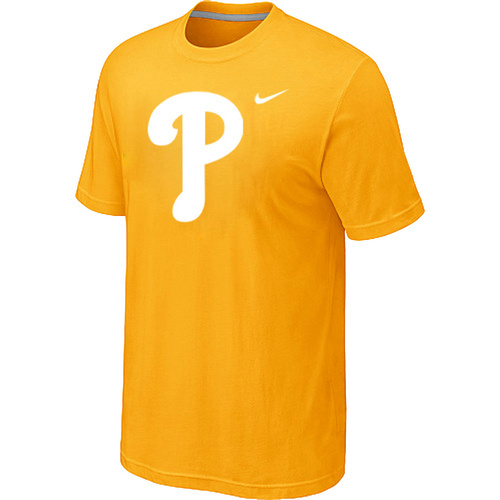 MLB Philadelphia Phillies Heathered Nike Blended T-Shirt Yellow