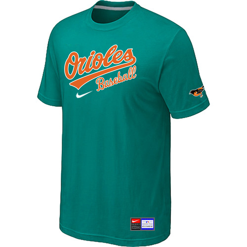 Baltimore Orioles Nike Short Sleeve Practice T-Shirt L.Green