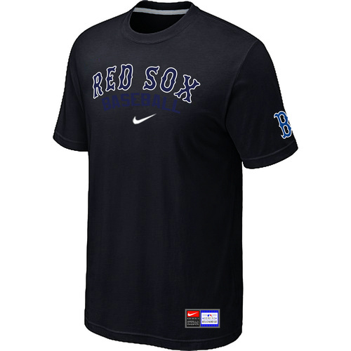 MLB Boston Red Sox Heathered Nike Blended T-Shirt Black
