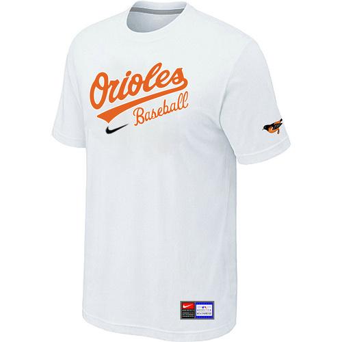 Baltimore Orioles Nike Short Sleeve Practice T-Shirt White