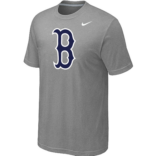 MLB Boston Red Sox Heathered Nike Blended T-Shirt L.Grey