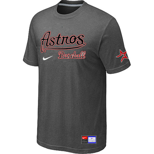 MLB Houston Astros Nike Short Sleeve Practice T-Shirt D.Grey