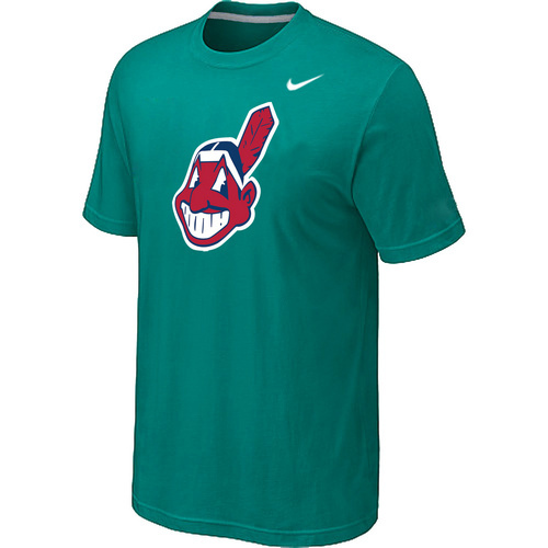 MLB Cleveland Indians Heathered Nike Blended T-Shirt L.Green