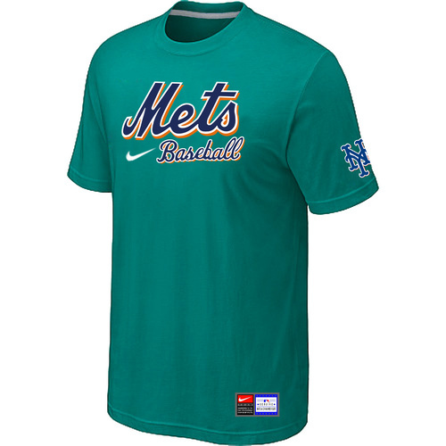 New York Mets Nike Short Sleeve Practice T-Shirt Green