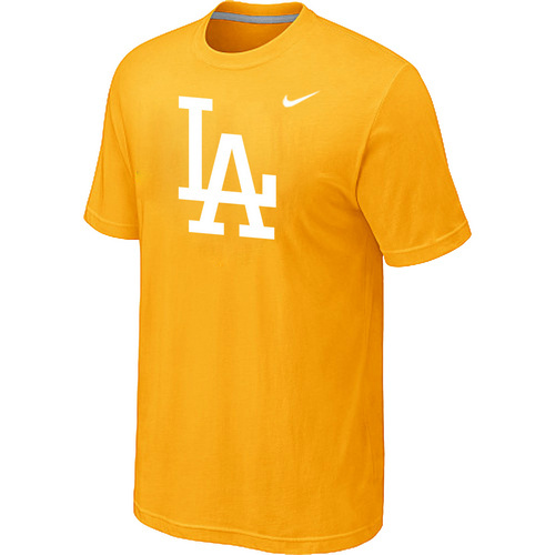 Los Angeles Dodgers Nike Logo Legend TShirt Yellow 