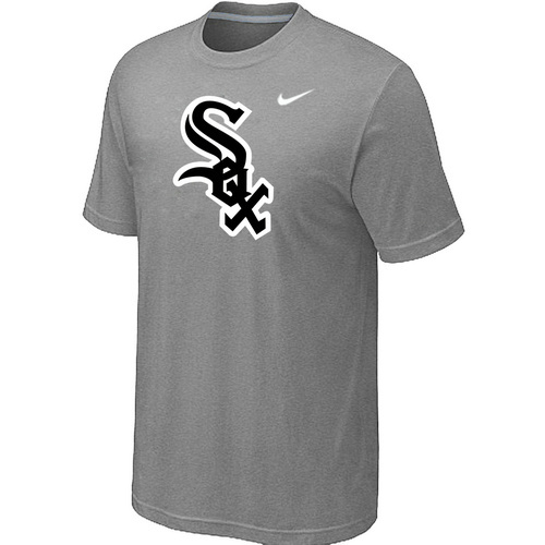 Chicago White Sox Nike Heathered Club Logo T-Shirt L.Grey