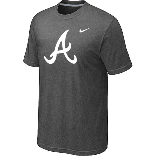 Atlanta Braves Nike Short Sleeve Practice T-Shirt D.Grey
