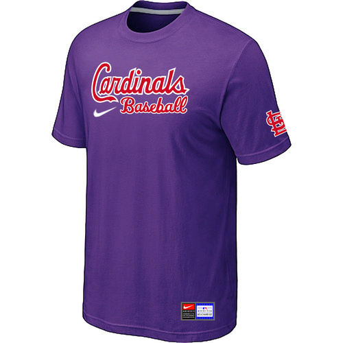 St-Louis Cardinals Nike Short Sleeve Practice T-Shirt Purple