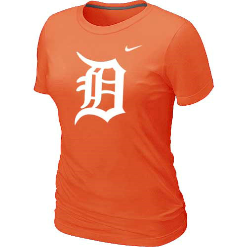 Detroit Tigers Nike Womens Short Sleeve Practice T Shirt Orange