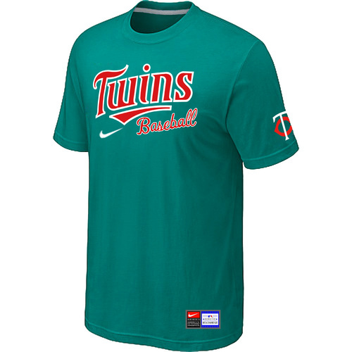 Minnesota Twins Nike Short Sleeve Practice T-Shirt Green
