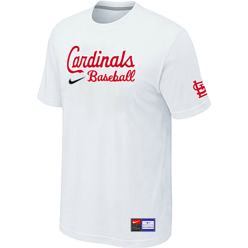 St-Louis Cardinals Nike Short Sleeve Practice T-Shirt White