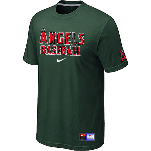 Los Angeles of Anaheim Nike Short Sleeve Practice T-Shirt D.Green