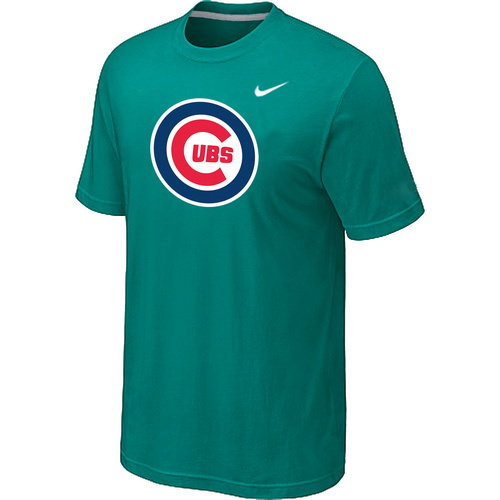 Chicago Cubs Nike Heathered Club Logo TShirt L.Green