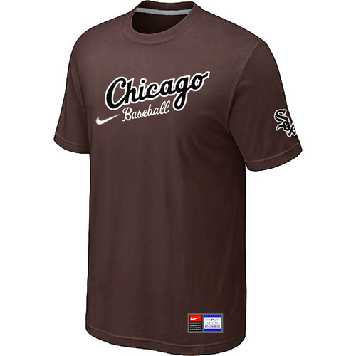 Chicago White Sox Nike Heathered Club Logo T-Shirt Brown