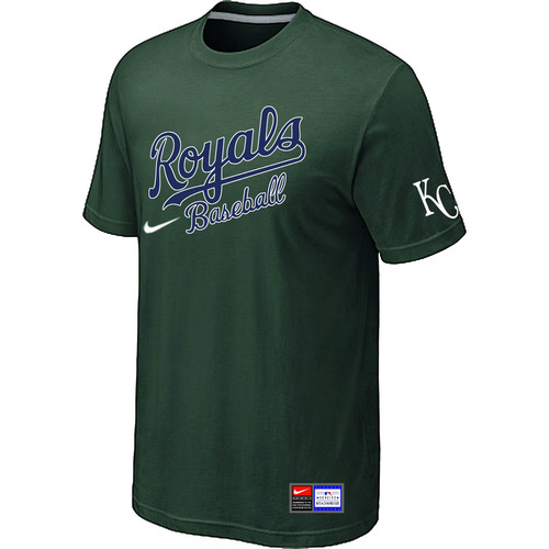 MLB Kansas City Royals Nike Short Sleeve Practice T-Shirt D.Green
