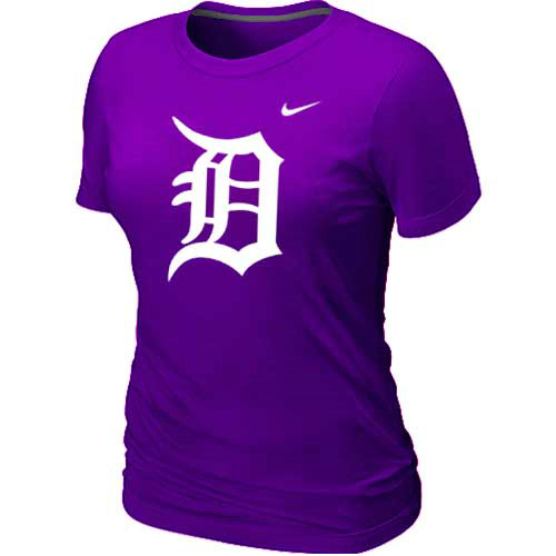 Detroit Tigers Nike Womens Short Sleeve Practice T Shirt Purple
