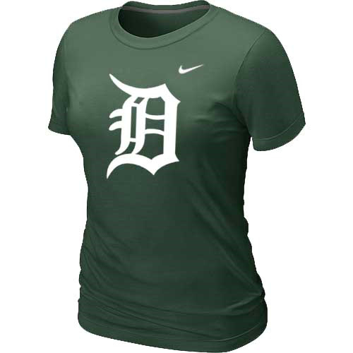 Detroit Tigers Nike Womens Short Sleeve Practice T Shirt Greem