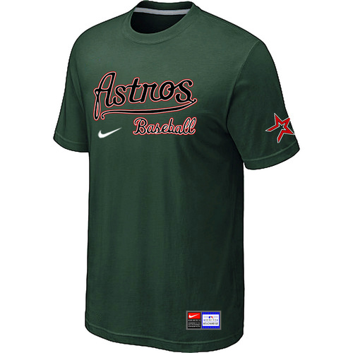 MLB Houston Astros Nike Short Sleeve Practice T-Shirt D.Green