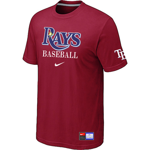 Tampa Bay Rays Nike Short Sleeve Practice T-Shirt Red