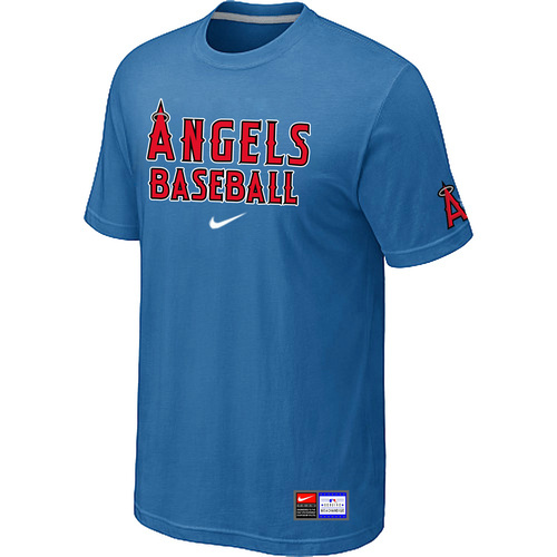 Los Angeles of Anaheim Nike Short Sleeve Practice T-Shirt L.Blue