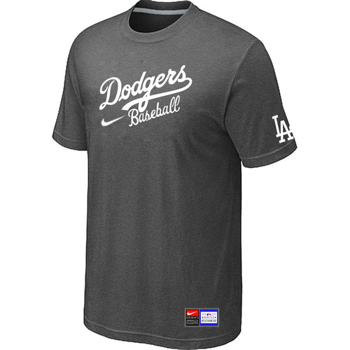 Los Angeles Dodgers Nike Logo Legend TShirt D-Grey34