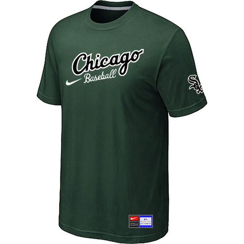 Chicago White Sox Nike Heathered Club Logo T-Shirt D.Green