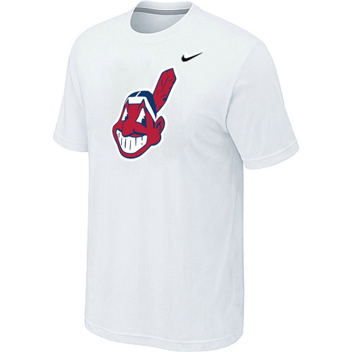 MLB Cleveland Indians Heathered Nike Blended T-Shirt White