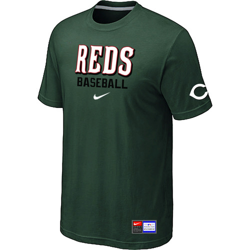 Cincinnati Reds Nike Short Sleeve Practice T-Shirt D.Green