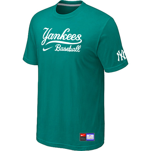 MLB New York Yankees Heathered Nike Blended T-Shirt Green