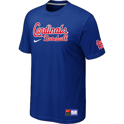 St-Louis Cardinals Nike Short Sleeve Practice T-Shirt Blue
