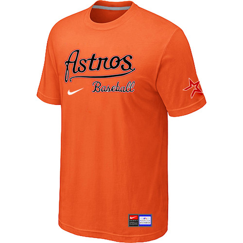 MLB Houston Astros Nike Short Sleeve Practice T-Shirt Orange