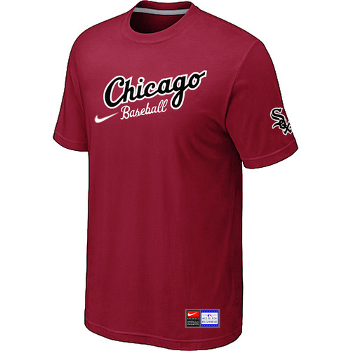 Chicago White Sox Nike Heathered Club Logo T-Shirt Red32
