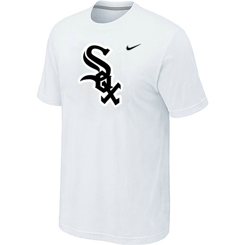 Chicago White Sox Nike Heathered Club Logo T-Shirt White