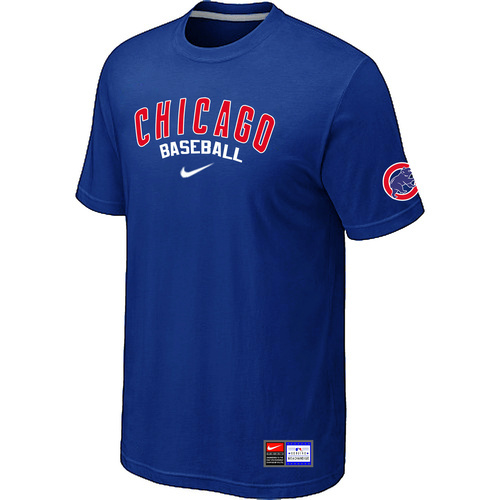 Chicago Cubs Nike Heathered Club Logo TShirt Blue