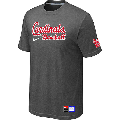 St-Louis Cardinals Nike Short Sleeve Practice T-Shirt D-Grey
