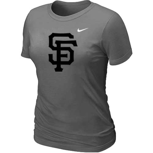 MLB San Francisco Giants Heathered Nike Womens Blended T Shirt D-Grey