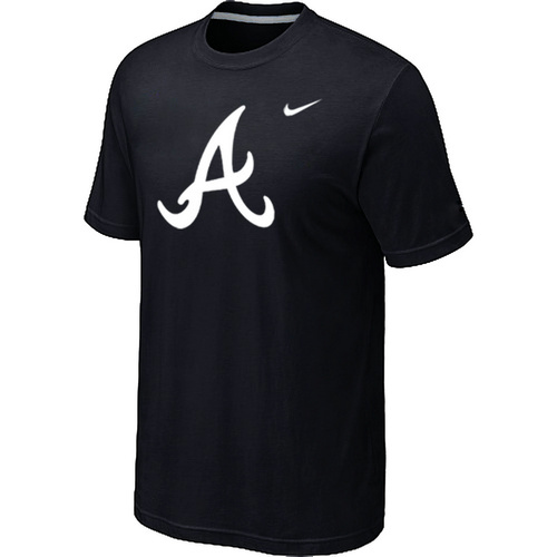 Atlanta Braves Nike Short Sleeve Practice T-Shirt Black